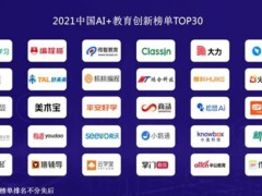 再获好评！“2021中国AI+教育创新榜单”总榜发布，火花思维榜上有名