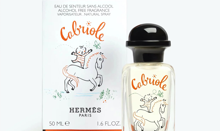 爱马仕香水家族再添新成员 CABRIOLE爱马仕首款无酒精儿童香水